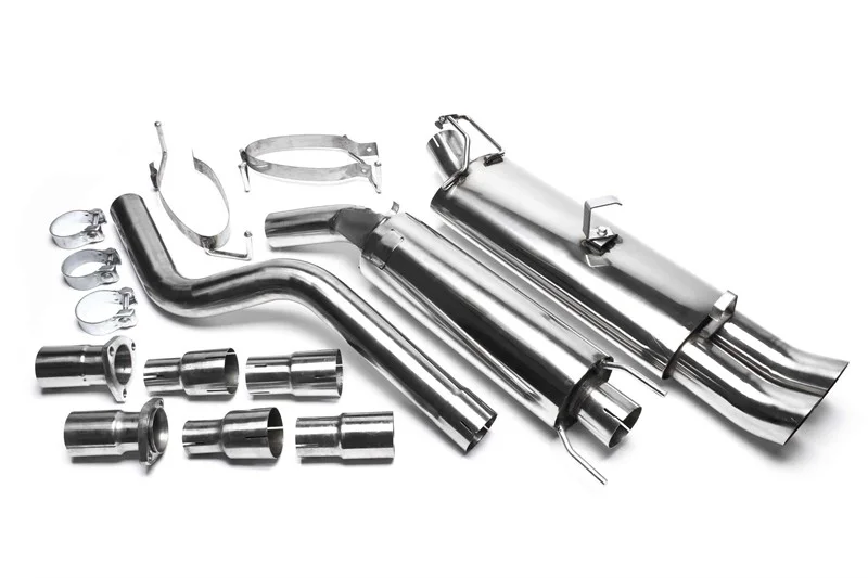 Reapris Sportavgassystem 2x76mm DTM raka slutrör - Opel Kadett E(1984-1993)