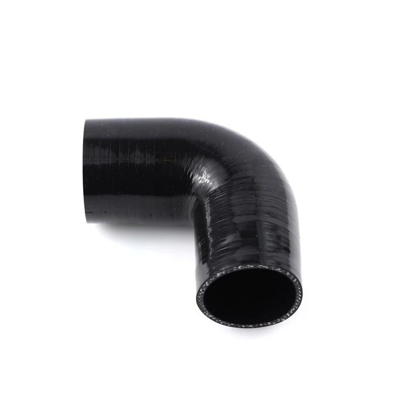 Silikonslang Reducering 90° 89-102mm - Svart risnedsättning