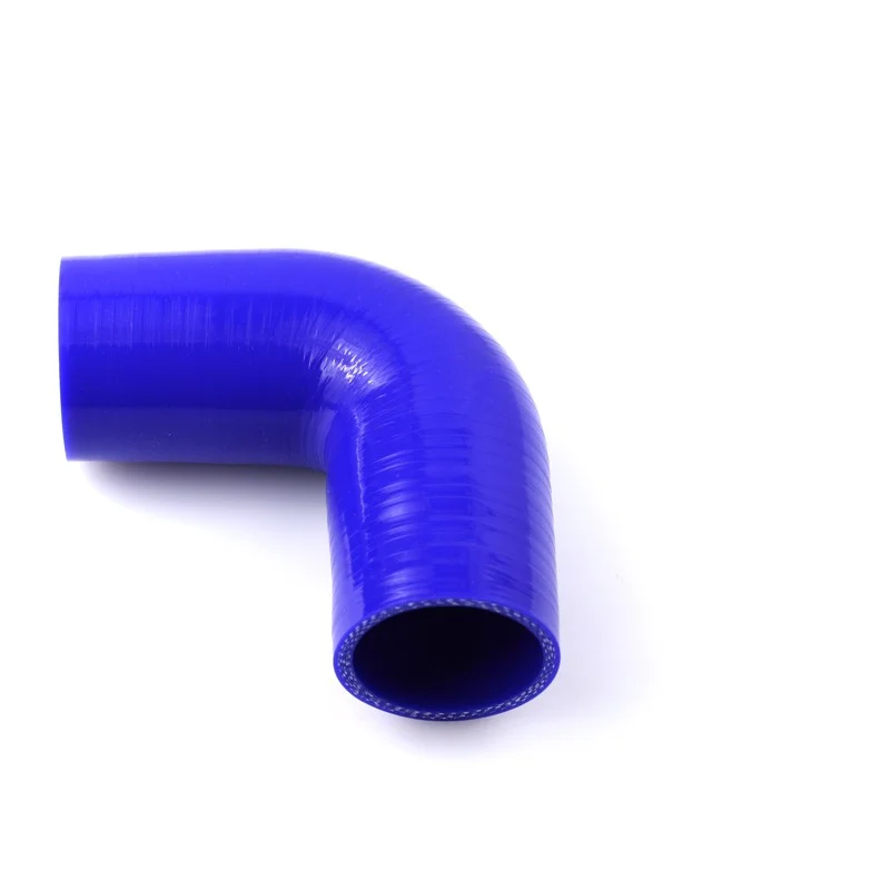 Premium Silikonslang 90° 64mm (2,5tum) - Blå