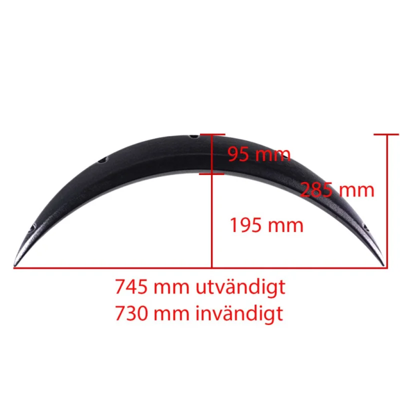 Skärmbreddare JDM 780mm / 5cm (2st) Endast idag