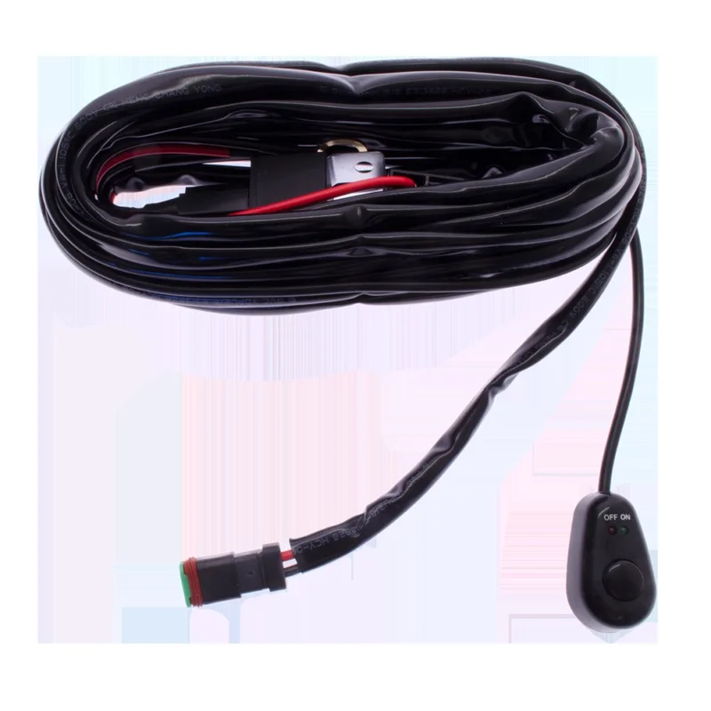 Erbjudande DT-kontaktrelä (för 2st extraljus/LED-ramper) med knapp & kabel 12V