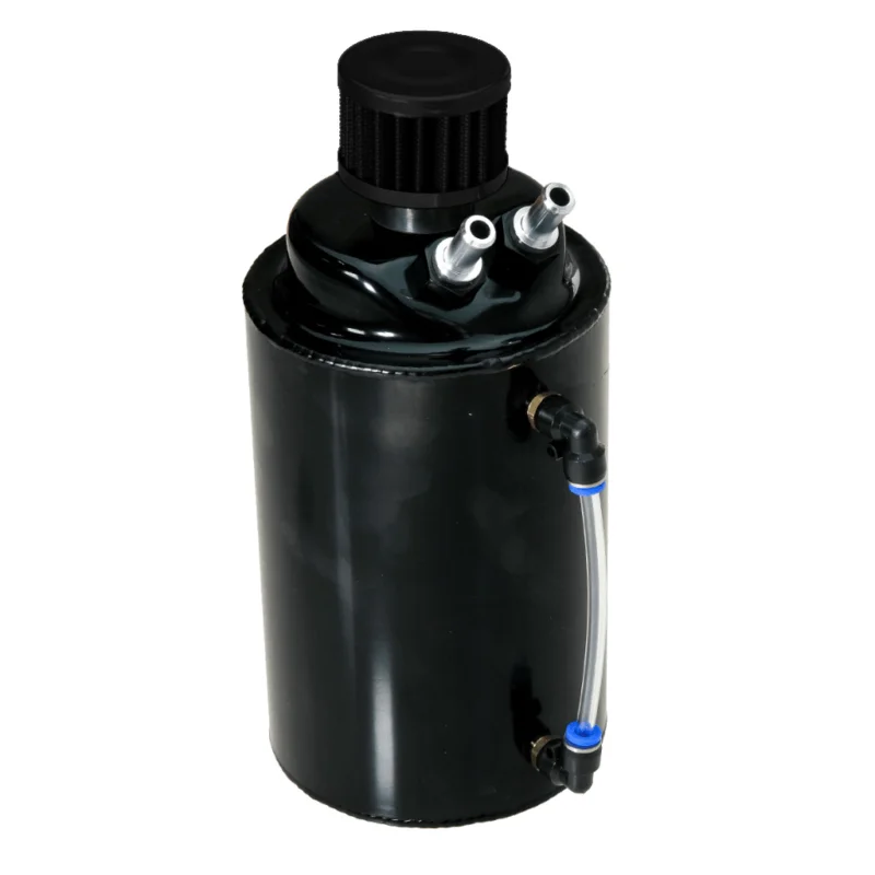 Fri frakt Oljecatchtank 2L rund med filter