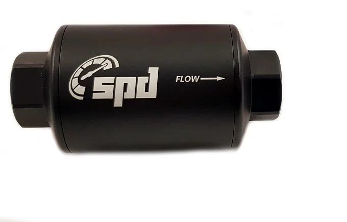 I lager SPD Bränslefilter kompakt 10 micron E85 svart