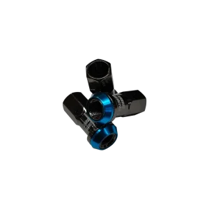 Rea Wiborg hjulmuttrar M12x1.5mm – Dark Grey/Blue