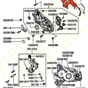 Mitsubishi 4G63 oljepumpspackning Nyhet