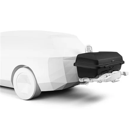 Hyra Cykelhållare Thule EasyFold 1 cykel + Transportbox Thule Santu Handla nu