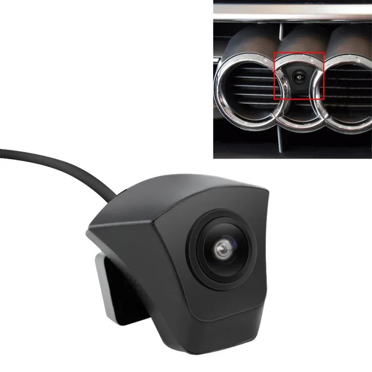 Bil HD Horisontell Vinkel 150 Graders Framifrånkamera för Audi, För Audi Fri frakt