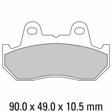 Kundfavorit Ferodo Bromsbelägg FDB244P