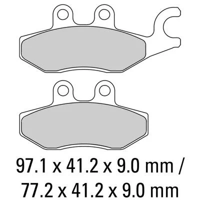 Kundfavorit BROMSBELÄGG FERODO FDB606P