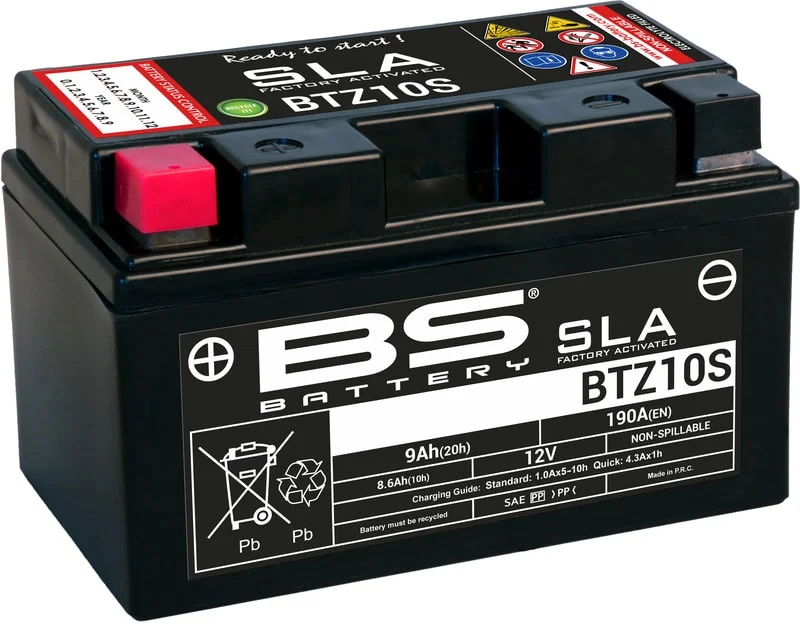 Säker betalning BATTERI BS BTZ10S SLA (YTZ10S)
