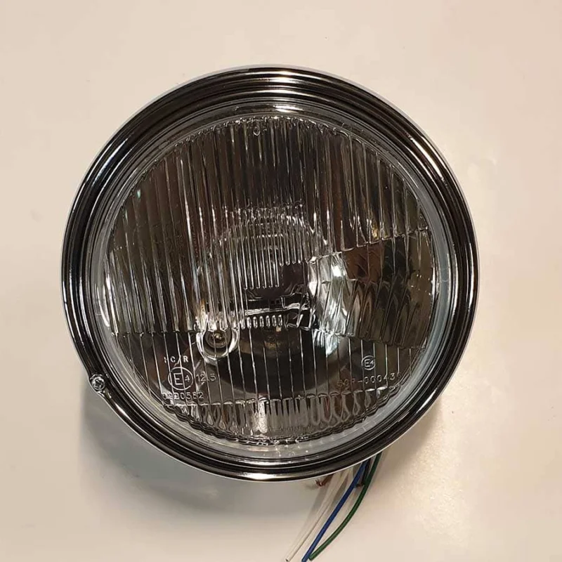 Reapris Strålkastare. kromat lykthus 7″