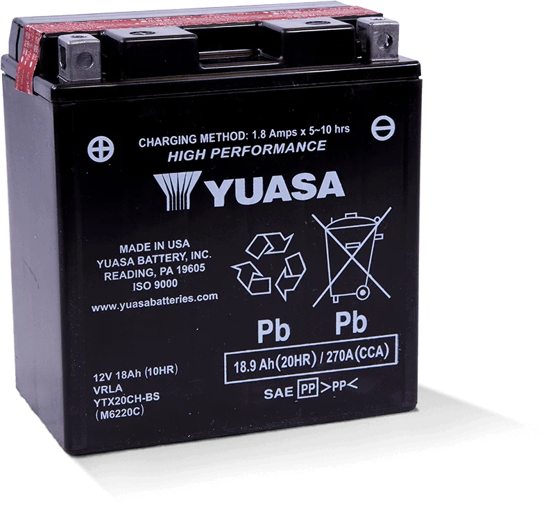 Lågt pris BATTERI YUASA YTX20CH-BS