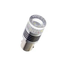 LED-lampa, 6 x Cree, BAY15d/1157 - xenonvit/gul Outlet