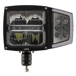 Sänkt pris Plogljus LED med hel-, halv-, positionsljus, blinkers (80W, Glas med uppvärmning!)