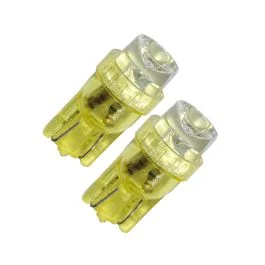 LED-lampor W5W/T10 - Gul/orange (2-pack) Utförsäljning