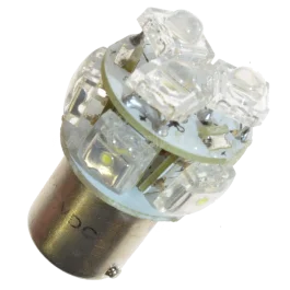 Diodlampa 8 led 360 BA15s - Röd Populär