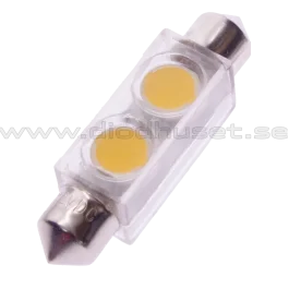 Fynd Spollampa, 42 mm, varmvit, 2 LED
