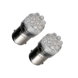 Beställ nu Diodlampor BA15s/R5W, Xenonvit (2-pack)