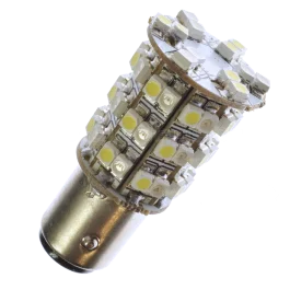 Sänkt pris Diodlampa vit/gul med 60st SMD "Switchback" (sockel BAY15d 21/5W)