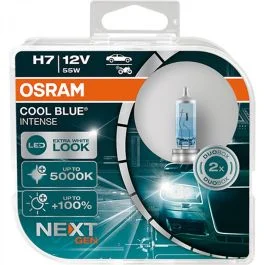 Sista chansen Osram Cool Blue Intense Next Gen 5000K (E-märkta, ett par)