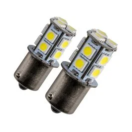 Populär LED-lampor 24V för BA15s / R5W (6000K)