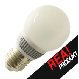 LED-lampa med 30 SMD-LED och frostat glas (sockel E27, 2W) OBS: 1 st kvar! Extra rabatt